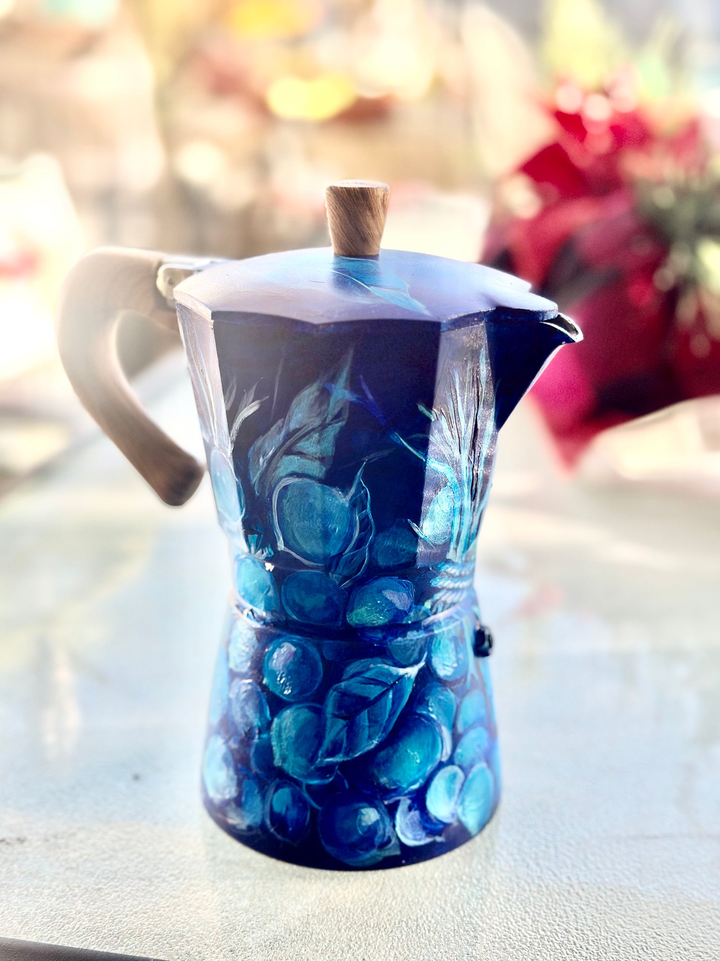 Greca “Blue Quenepas” by Fulgen Sabatier