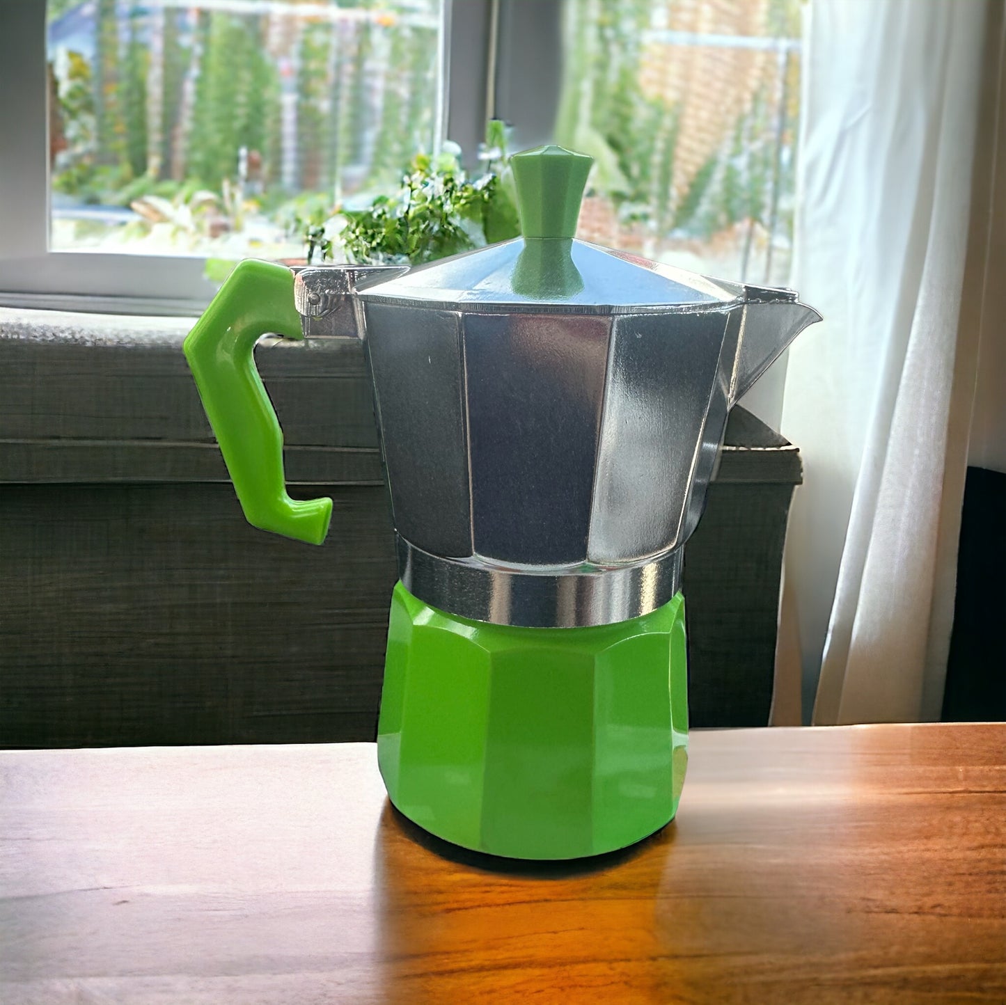 Aluminum 3 cup coffee maker